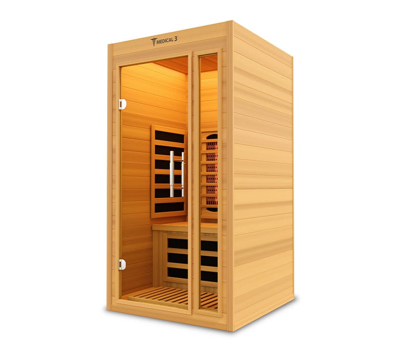 Medical Breakthrough Saunas - Medical 3 Version 2.0 Full Spectrum 1 Person Indoor Infrared Sauna