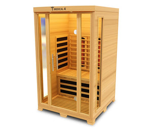Medical Breakthrough Saunas - Medical 4 Version 2.0 Full Spectrum 2 Person Indoor Infrared Sauna