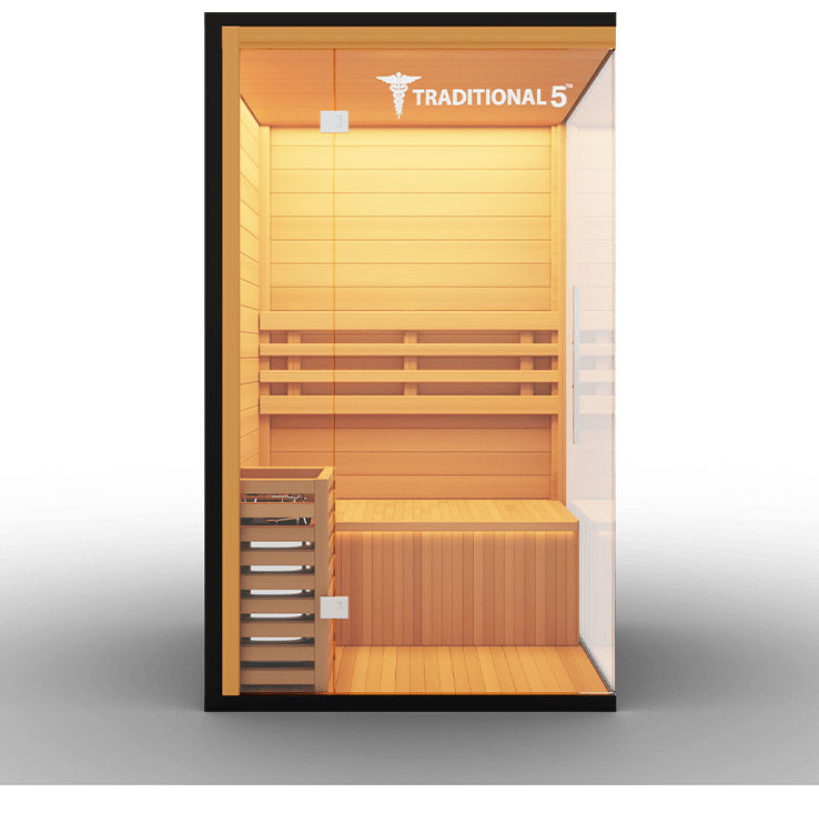 Medical Breakthrough Saunas - Traditional 5™ 2 Person Indoor Steam Sauna - Fitness Recovery Lab