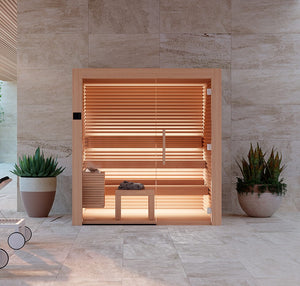 Auroom Nativa Wood Indoor Premium Designer Sauna