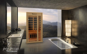 Medical Breakthrough Saunas - Medical 3 Version 2.0 Full Spectrum 1 Person Indoor Infrared Sauna