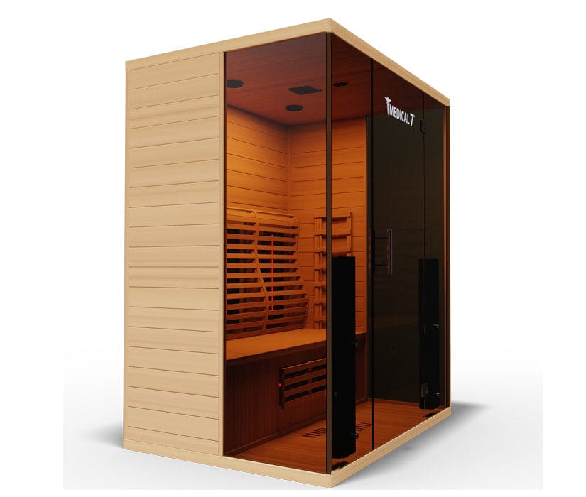Medical Breakthrough Saunas - Medical 7 Ultra Full Spectrum 3 Person Indoor Infrared Sauna - Fitness Recovery Lab
