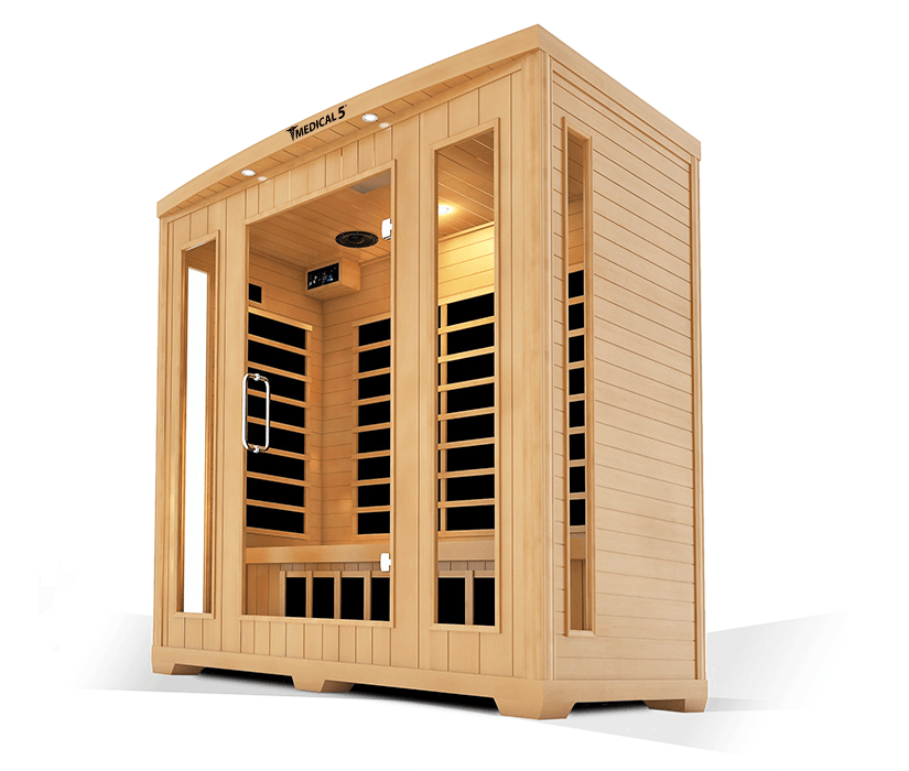 Medical Breakthrough Saunas - Medical 5™ 3 Person Indoor Infrared Sauna - Fitness Recovery Lab