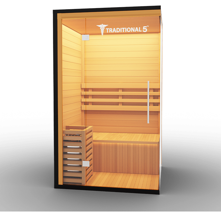 Medical Breakthrough Saunas - Traditional 5™ 2 Person Indoor Steam Sauna - Fitness Recovery Lab