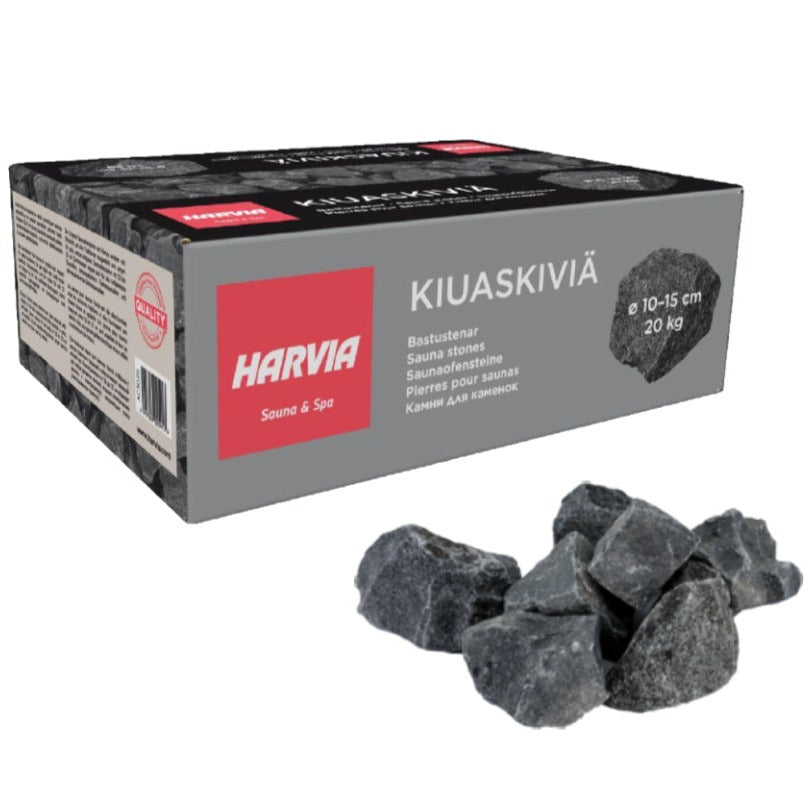 Harvia Sauna Stones 10-15cm – 20kg / 44lbs AC3020 - Fitness Recovery Lab