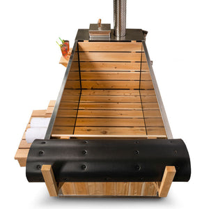 Dundalk The Starlight Wood Burning Outdoor Hot Tub | CT372W - Fitness Recovery Lab