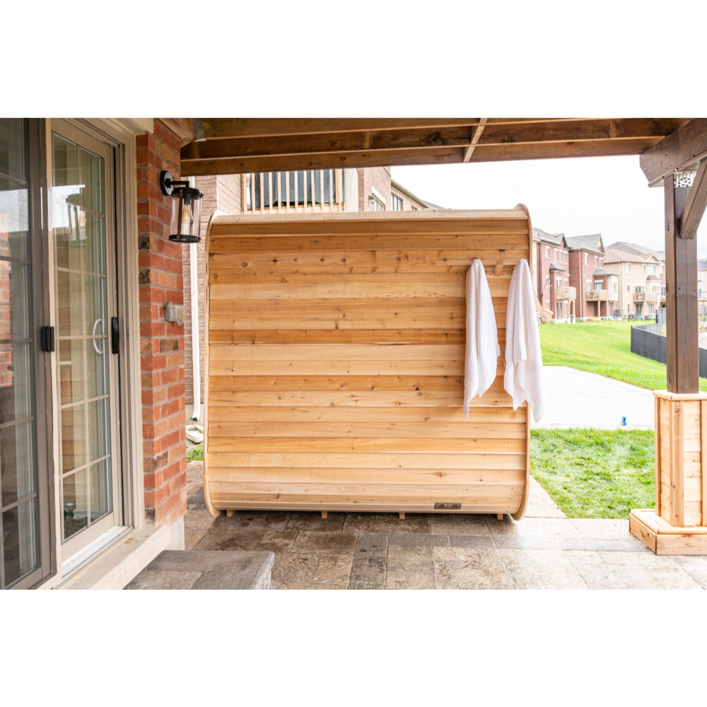Dundalk Luna Traditional Outdoor Sauna | 2-4 persons (CTC22LU) - Fitness Recovery Lab