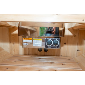 Dundalk Harmony Barrel Sauna | 2-4 persons (CTC22W) - Fitness Recovery Lab