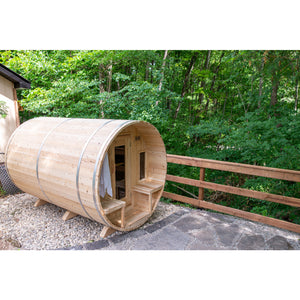 Dundalk Tranquility Barrel Sauna | 6-8 persons (CTC2345W)