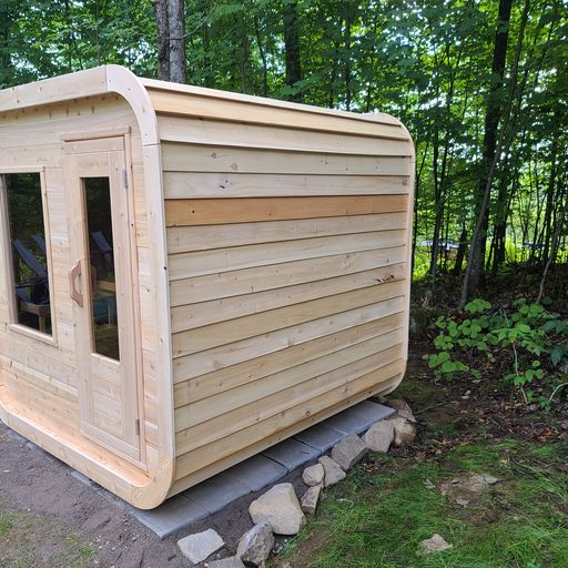 Dundalk Luna Traditional Outdoor Sauna | 2-4 persons (CTC22LU) - Fitness Recovery Lab