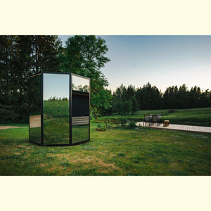 Haljas Hele Glass Premium Designer Sauna - Single Luxury