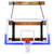 First Team FoldaMount68 Wall Mount Basketball Goal
