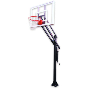 First Team Attack In-Ground Adjustable Basketball Goal