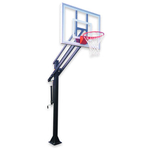 First Team Attack In-Ground Adjustable Basketball Goal
