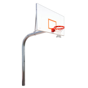 First Team Brute In-Ground Fixed Height Basketball Hoop