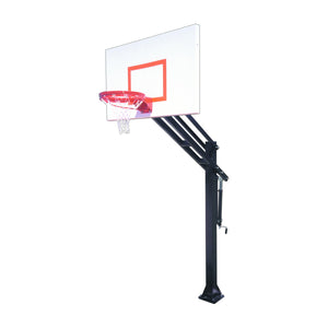 First Team Force In-Ground Adjustable Basketball Goal