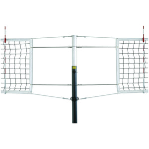 First Team Frontier 3 1/2" Steel Competition Volleyball Net System