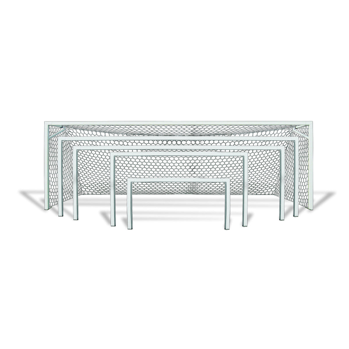 First Team Golden Goal 44 Square Aluminum Fixed Soccer Goal - Fitness Recovery Lab