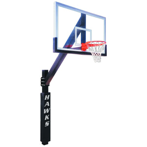 First Team Legend In-Ground Fixed Height Basketball Hoop