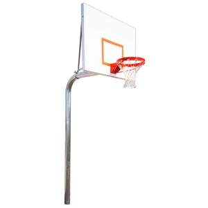 First Team RuffNeck In-Ground Fixed Height Basketball Hoop