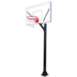First Team Sport In-Ground Fixed Height Basketball Goal