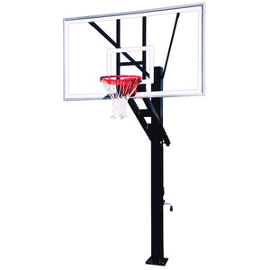 First Team Stainless Olympian In-Ground Adjustable Basketball Goal