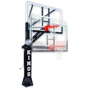 First Team Stainless Olympian In-Ground Adjustable Basketball Hoop
