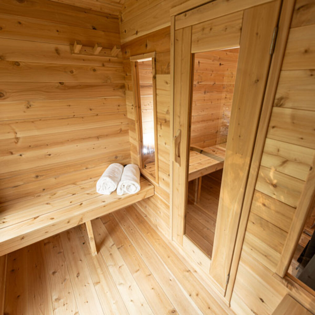 Dundalk Large Georgian Outdoor Cabin Sauna with Changeroom - Fitness Recovery Lab