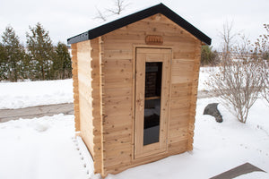 Dundalk CT Granby 2-3 Person Cabin Sauna CTC66W - Fitness Recovery Lab