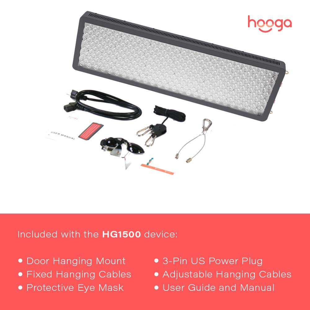 Hooga HG 1500 - Red Light Therapy Panel - Fitness Recovery Lab