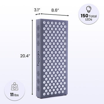 Hooga HG PRO 750 - Red Light Therapy Panel / Device For Home, Office and Gym - Fitness Recovery Lab