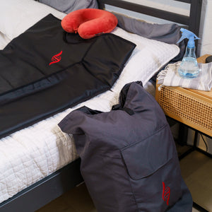 HEALiX Portable Infrared Sauna Blanket / Bag For Home & Travel - Zero EMF