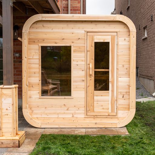 Dundalk Luna Traditional Outdoor Sauna | 2-4 persons (CTC22LU) - Fitness Recovery Lab