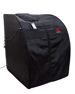 Therasage Portable Infrared Sauna with Red Light (Black) - Thera360 PLUS Personal