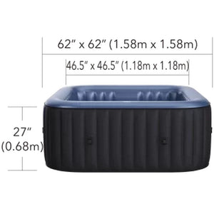 MSPA COMFORT Tekapo 2-6 Person Inflatable Hot Tub Spa for Garden/Backyard