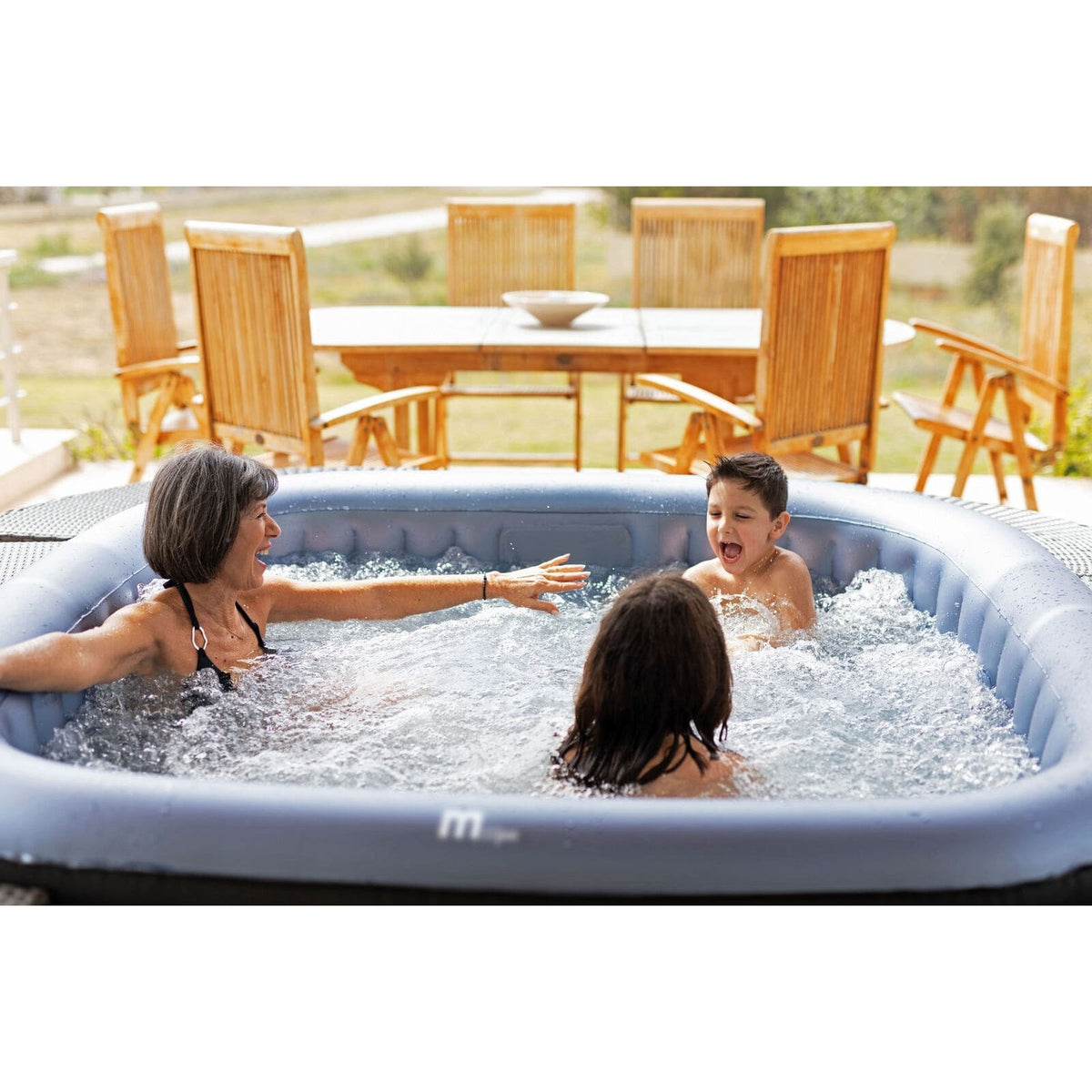 MSPA COMFORT Tekapo 2-6 Person Inflatable Hot Tub Spa for Garden/Backyard - Fitness Recovery Lab
