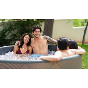 MSPA FRAME Mono Round 2-6 Person Inflatable Backyard/Outdoor Hot Tub Spa