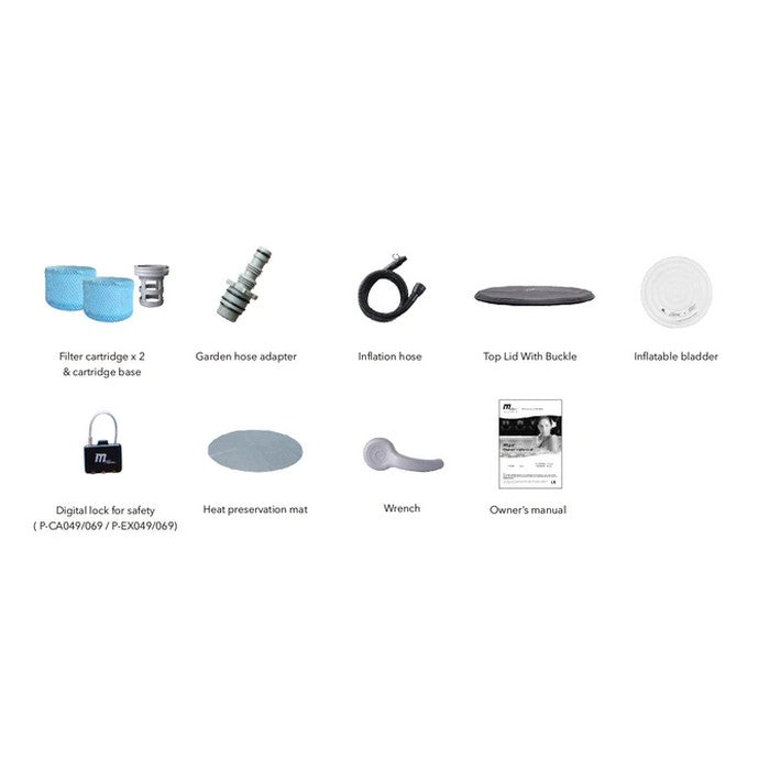 MSPA PREMIUM Super Camaro 2-6 Person Inflatable Hot Tub Spa - Fitness Recovery Lab