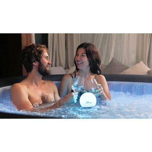MSPA URBAN Aurora Round 2-6 Person Inflatable Hot Tub Spa With LED for Garden/Backyard - Fitness Recovery Lab