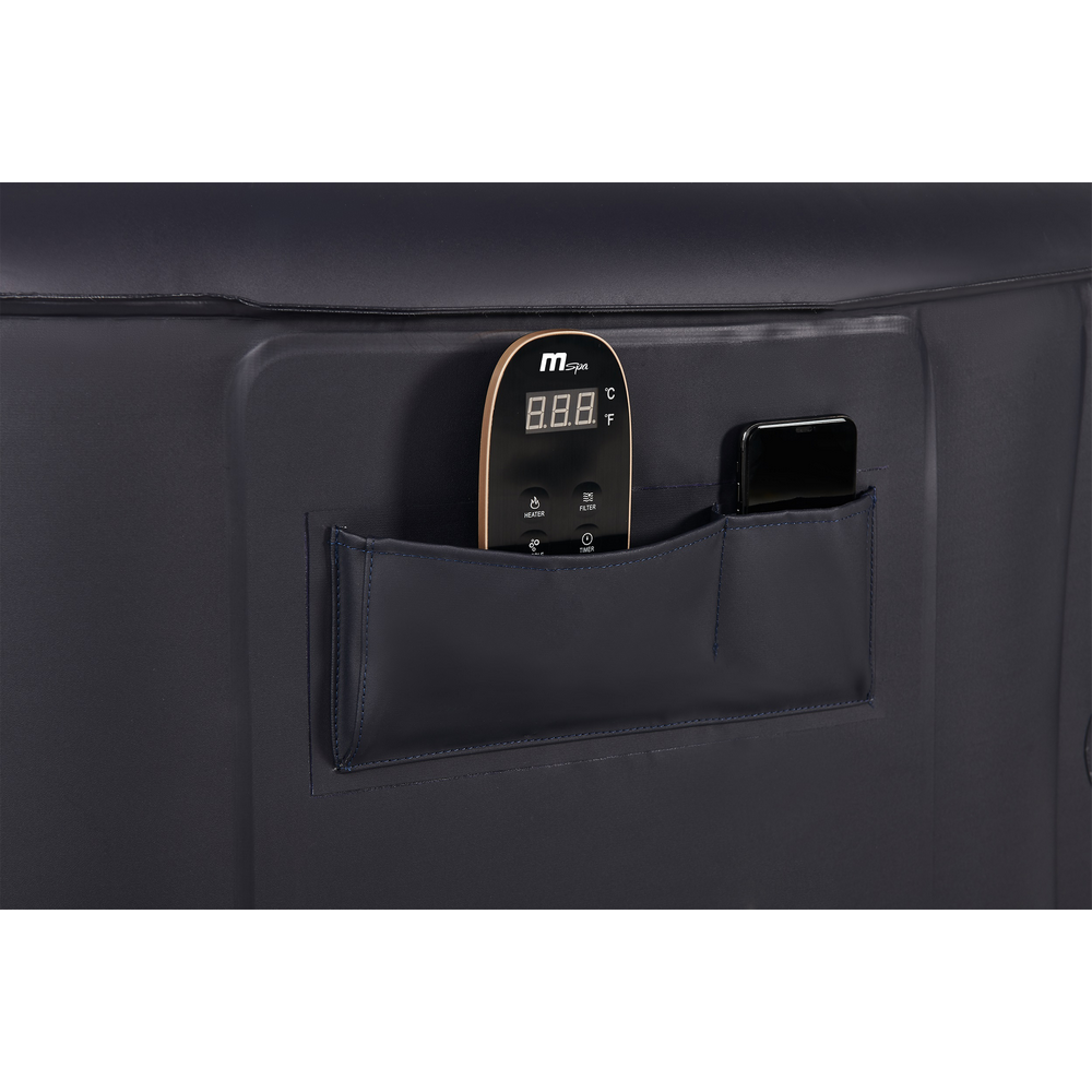 MSPA URBAN Aurora Round 2-6 Person Inflatable Hot Tub Spa With LED for Garden/Backyard - Fitness Recovery Lab