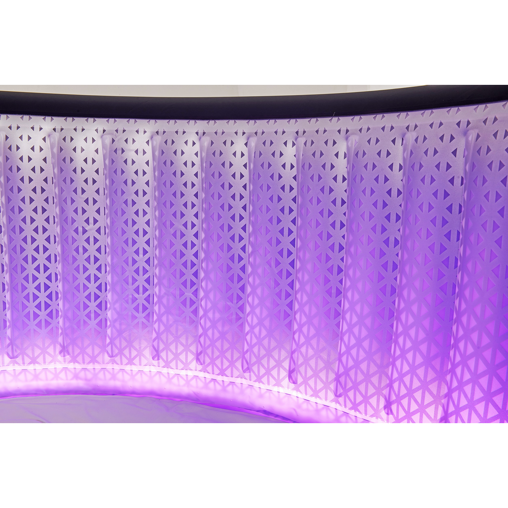 MSPA URBAN Aurora Round 2-6 Person Inflatable Hot Tub Spa With LED for Garden/Backyard - Fitness Recovery Lab