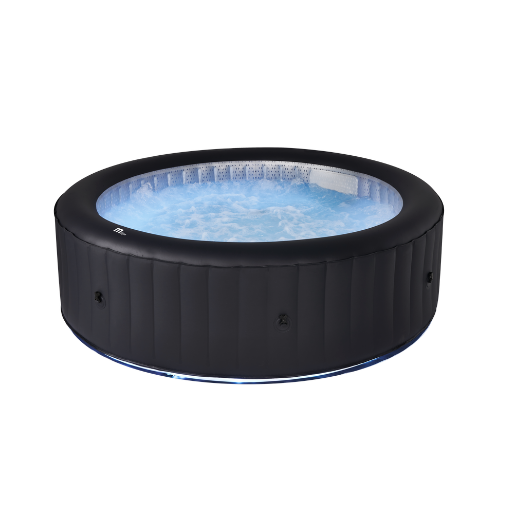 MSPA URBAN Aurora Round 2-6 Person Inflatable Hot Tub Spa With LED for Garden/Backyard - Fitness Recovery Lab