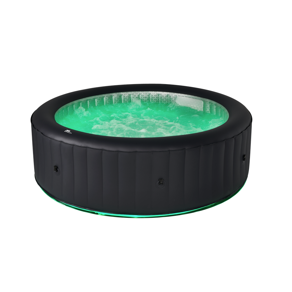 MSPA URBAN Aurora Round 2-6 Person Inflatable Hot Tub Spa With LED for Garden/Backyard - Fitness Recovery Lab