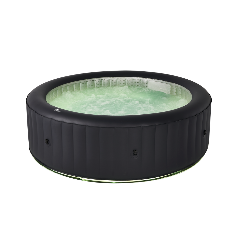 MSPA URBAN Aurora Round 2-6 Person Inflatable Hot Tub Spa With LED for Garden/Backyard - Fitness Recovery Lab