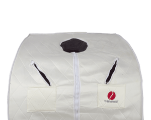 Therasage Portable Infrared Sauna with Red Light (White) - Thera360 PLUS Personal