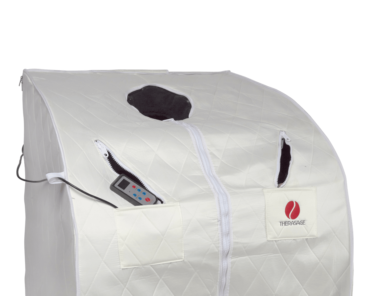 Therasage Portable Infrared Sauna with Red Light (White) - Thera360 PLUS Personal - Fitness Recovery Lab