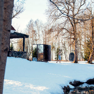 Haljas Hele Glass Premium Designer Sauna - Single Luxury