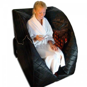 Therasage Portable Infrared Sauna with Red Light (Black) - Thera360 PLUS Personal