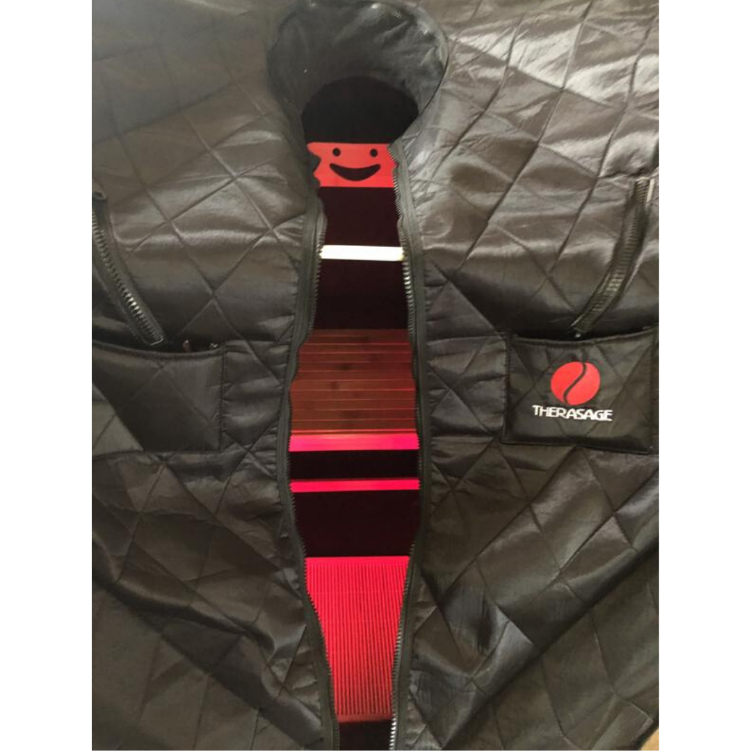 Therasage Portable Infrared Sauna with Red Light (Black) - Thera360 PLUS Personal - Fitness Recovery Lab