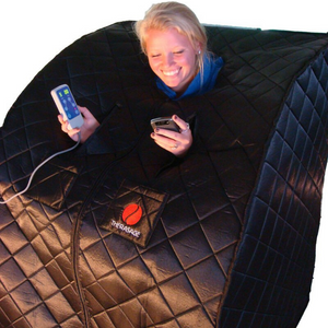Therasage Portable Infrared Sauna with Red Light (Black) - Thera360 PLUS Personal - Fitness Recovery Lab